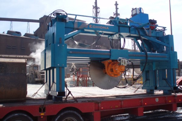 A special purpose machine  being delivered to Bluescope steel